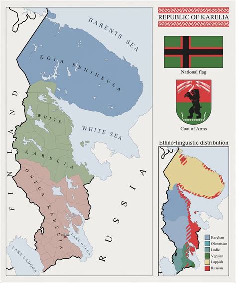 Republic Of Karelia By Fennomanic Historical Maps Imaginary Maps