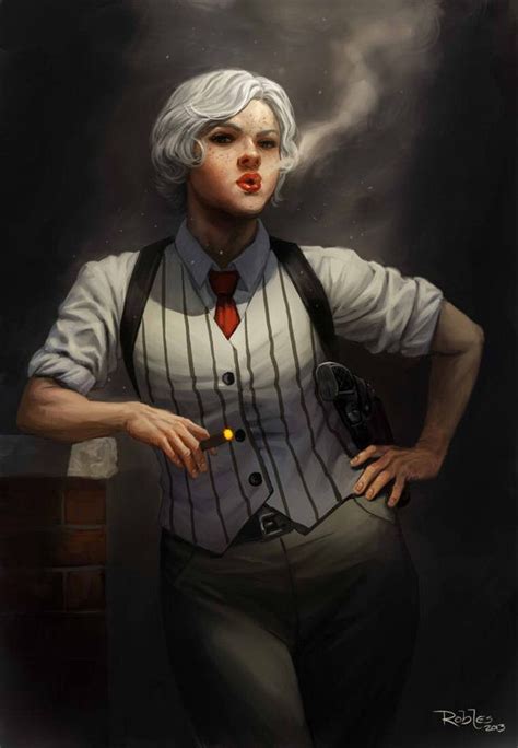 Afbeeldingsresultaat Voor Sci Fi Female Detective Character Portraits