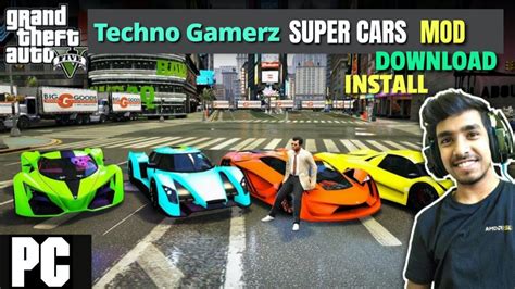 How To Install Techno Gamerz Super Car In Gta 5 Techno Gamerz Youtube