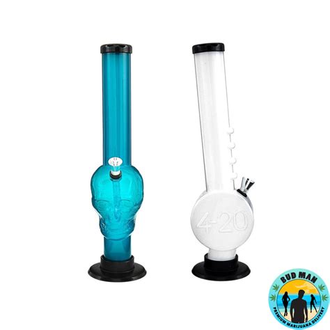 Acrylic Water Bong 3 Options Bud Man Orange County Dispensary Delivery
