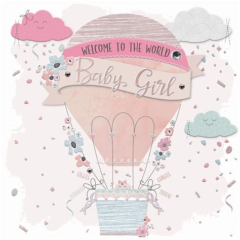 Birth Baby Girl Welcome To World Greeting Card Artofit