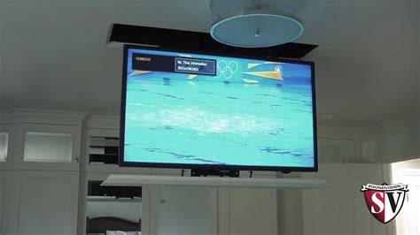 Retractable Tv Ceiling Mount Motorized Home Mybios