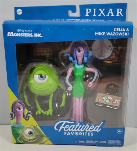 mattel disney pixar featured favorites monsters inc celia and mike figures 19 75 picclick