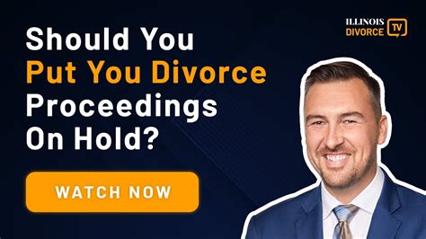 should you put your divorce proceedings on hold youtube