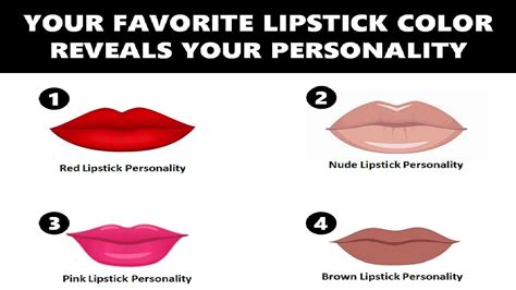 Lipstick Color Personality Test Your Favorite Lipstick Color Reveals
