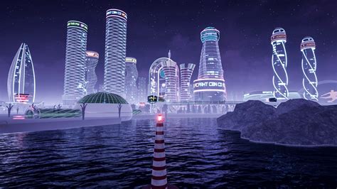 Metaverse Futuristic City Sci Fi In Environments Ue Marketplace