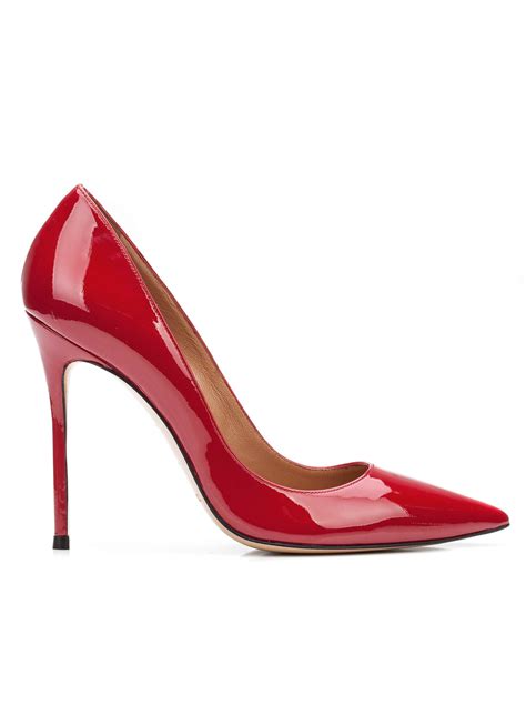 High Heel Pumps In Red Patent Online Shoe Store Pura Lopez Pura Lopez