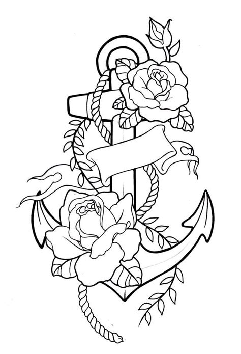 Malvorlagen anker schiff | coloring and malvorlagan ganzes anker malvorlage. scketch | Mason tattoo | Flower tattoos, Tattoo drawings, Tattoos