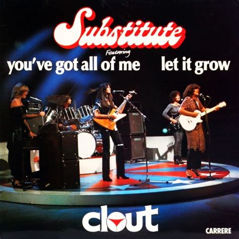 Clout Substitute 1978 South Africa Pop Rock Rock Archeologia 60 70