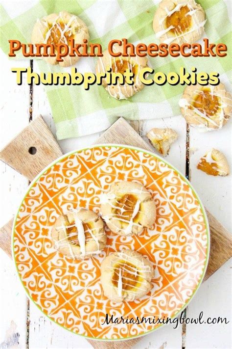 These Pumpkin Cheesecake Thumbprint Cookies Literally Melt In Your