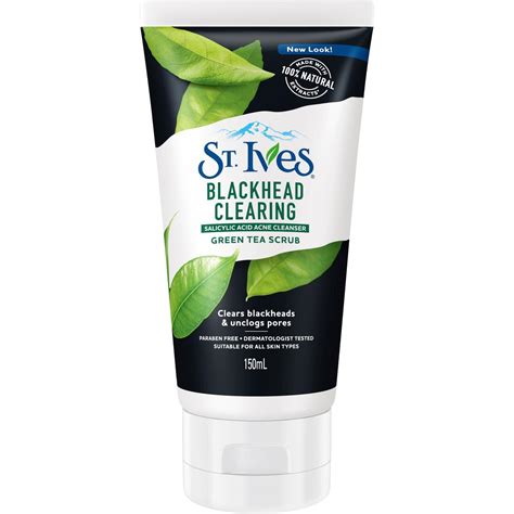 Thankfully, we have beauty skin care ranges like those from renowned brands such as st. St. Ives Blackhead Clearing Green Tea Scrub 150mL | BIG W