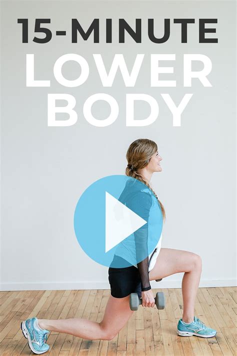 35 Minute Lower Body Dumbbell Workout Nourish Move Love