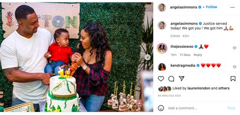 ‘justice Served Today Angela Simmons Breaks Her Silence After Her Ex Fiancés Killer Was