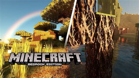 Minecraft Realistic Rtx 23 Update For Bedrock Short Gameplay With