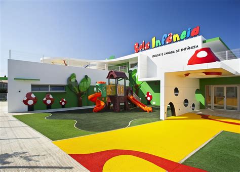 Creche Bela Infancia Daycare Design Kindergarten Design School Building Design