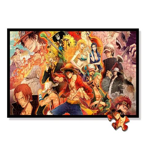 One Piece Puzzle 300 520 1000 Pieces A Warrant Luffy Roronoa Zoro