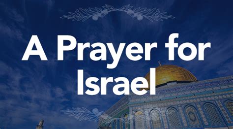 A Prayer For Israel