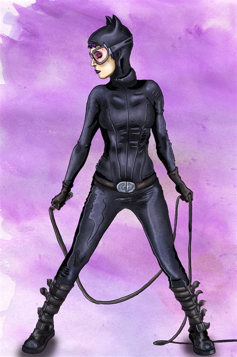 Catwoman Colour By MarcOuellette Deviantart Com On DeviantART