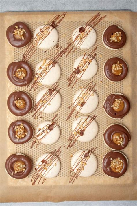 Chocolate Hazelnut Macarons Spatula Desserts