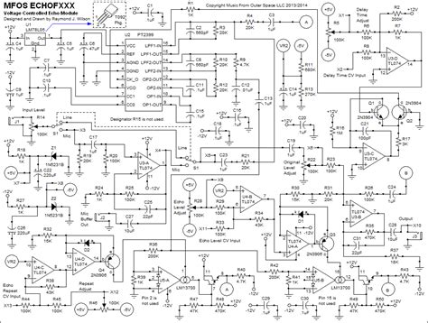 Grozzart Digital Echo Repeat Circuit Schematic