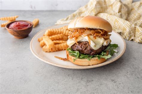 Brie And Caramelized Onion Burger Cook Smarts