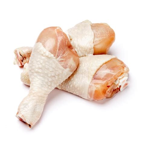 Premium Photo Raw Chicken Legs On A White Isolated