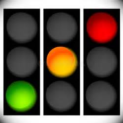 Traffic Light Icons Isolated On White Green Yellow Red