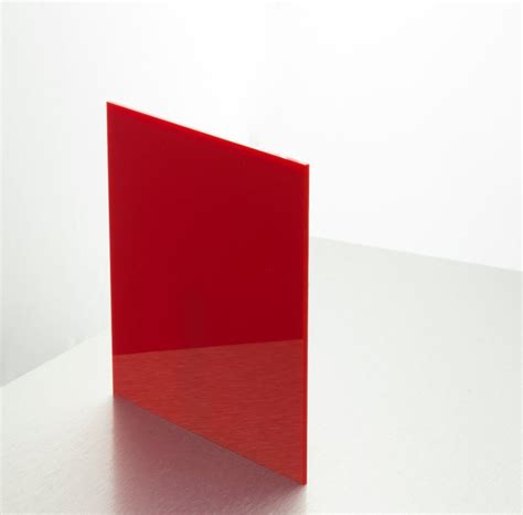3mm Red Acrylic Sheet Cut To Size Sheet Plastics