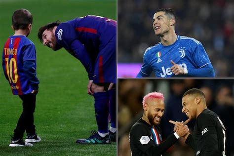 Cristiano Ronaldo Kylian Mbappe Neymar Among Players Lionel Messis
