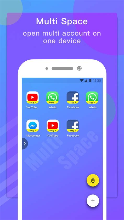 If you are looking for a simple to use android app to create a clone version of installed apps, then multi apps might be the best for your solution. Multi Space - Multiple Accounts & Parallel App