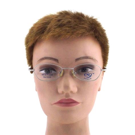 Oval Wire Eyeglasses Matte Silver Vintage 90s Nos Eye Glasses Etsy