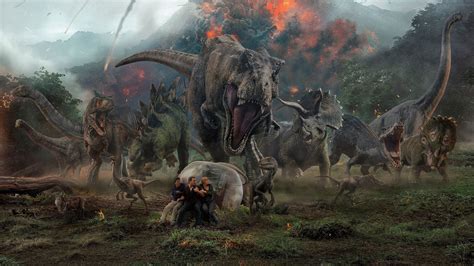 Jurassic World Fallen Kingdom Key Art Hd Movies K Wallpapers Images