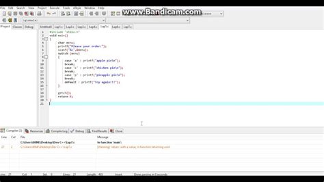 It uses gcc, mingw or cygwin as compiler and libraries set. การสั่งอาหาร Dev-c++ - YouTube