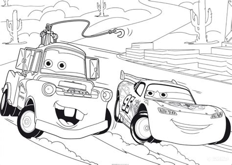 Lightning McQueen The King Coloring Page