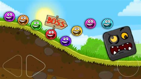 RED BALL 4 Green Hills Boss Vs 8 Color Balls YouTube