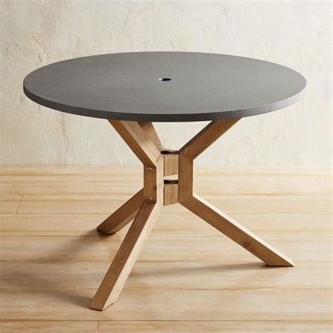 Anders 43 Round Polystone Concrete Dining Table Pier 1 Imports