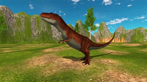 Tyrannosaurus Rex Simulator 3d Android Gameplay Youtube