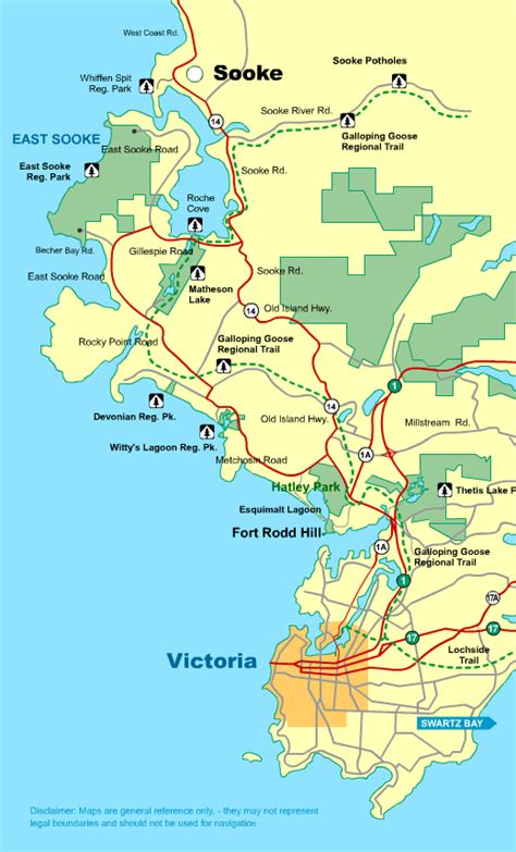 Victoria Map Canada