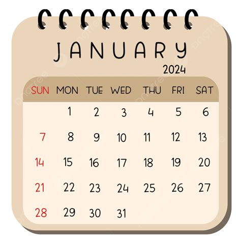 January 2024 Calendar Calendar 2024 Calendar Year 2024 Monthly