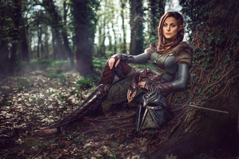 Knight Resting In The Forest Yumecostumeartist Armoredwomen