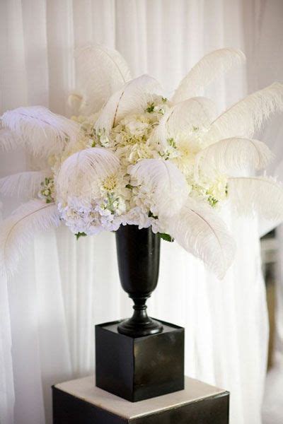 Wedding Ideas Blog Feather Centerpiece Wedding Flower Centerpieces