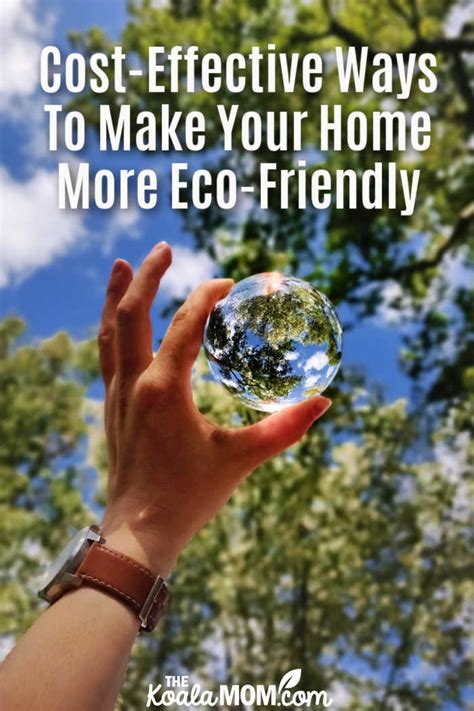 Cost Effective Ways To Make Your Home More Eco Friendly • The Koala Mom