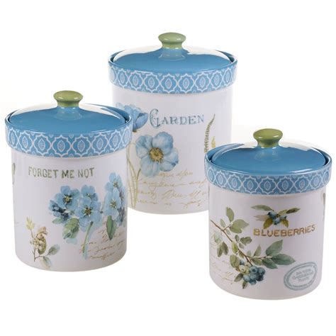 Cornell 3 Piece Kitchen Canister Set Ceramic Canister Set Canister