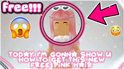 Free Pink Hair 😍😱😎💗 Roblox 2022 Youtube