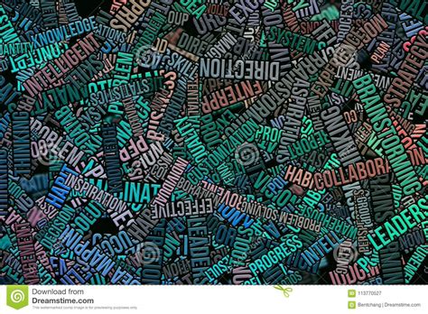 Business Illustrations Background Abstract Words Cloud Texture