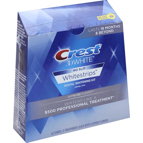 Crest 3d Whitestrips Dental Whitening Kit Supreme Flexfit Oral Care