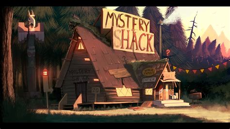 Gravity Falls Mystery Shack Finished Painting By Dfer32deviantart