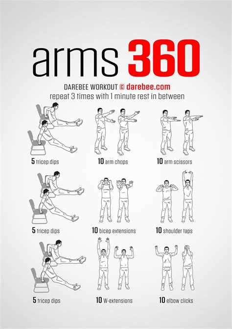 Try This Easy Workout At Your Desk Arm Workouts At Home Workout