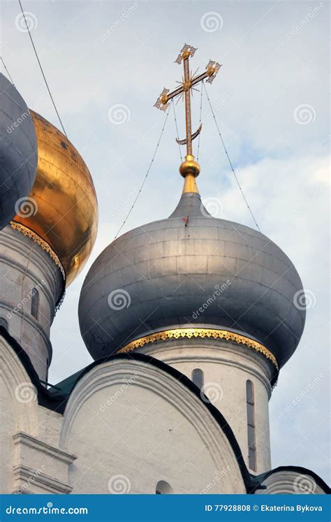 Architecture Of Novodevichy Convent In Moscow Smolensk Icon Church