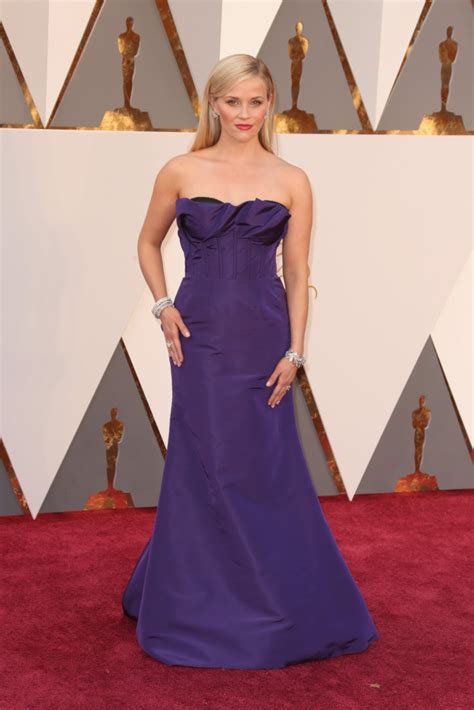 Reese Witherspoon Oscars Red Carpet Arrivals Oscars Best Dressed And